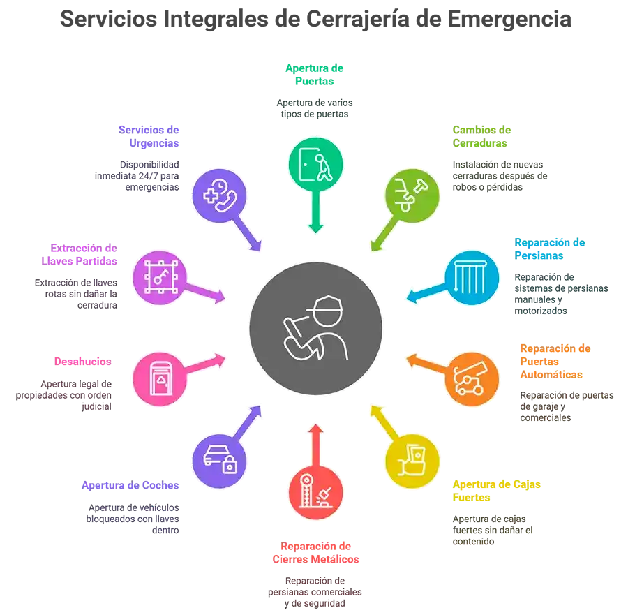 Infografia -Servicios Especializados de Cerrajería 24 horas Infografia -Servicios Especializados de Cerrajería 24 horas