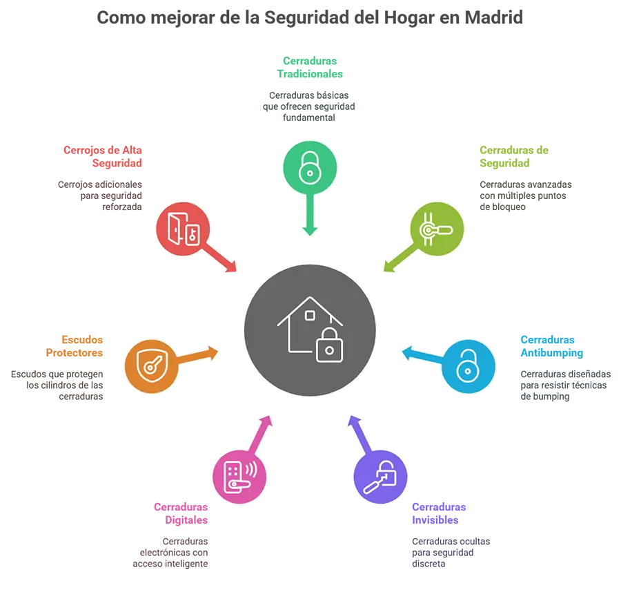 infografia - Como mejoarar la seguridad del hogar en Madrid - Cerrajeros en Madrid infografia - Como mejoarar la seguridad del hogar en Madrid - Cerrajeros en Madrid